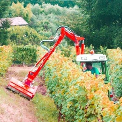 Гидравлическая бензокоса для установки на трактор - GADWALL 400 - Tecnoagri - заднего монтажа / с молотками / складная