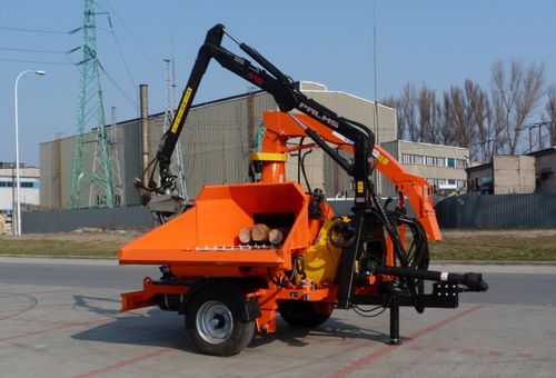 Буксируемый измельчитель веток - SKORPION 500 RB - Teknamotor - с приводным валом / с подъемным краном / с гидравлическим приводом