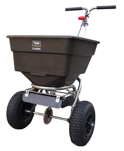 Разбрасыватель удобрений толкаемого типа - CS6000S - Texas Equipment - соль / центробежный