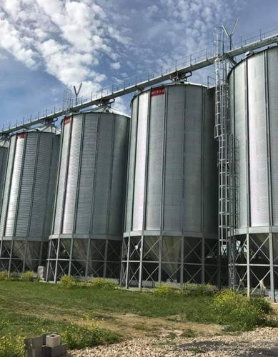 Зернохранилище для злаковых - Tout Pour Le Grain - из металла / с коническим дном