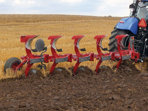Плуг с отвалом - IBIS XXL - Unia - навесной / реверсивный / с гидравлическим регулятором