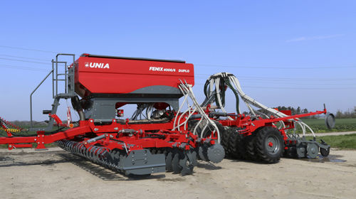 Пневматическая линейная сеялка - FENIX 3000/6; FENIX 4000/6 DUPLO - Unia - дисковая / сошниковая / для установки на трактор