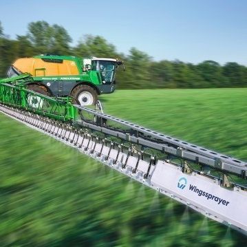 Навесной опрыскиватель - Wingssprayer - для больших культур / с осевым вентилятором / гидравлический