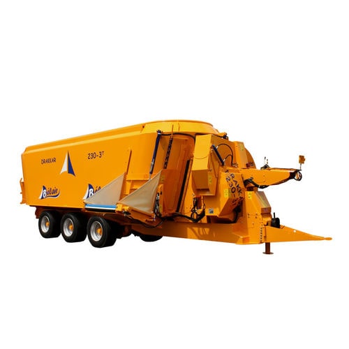 Вертикальный винтовой смеситель - DRAKKAR 230-3T - Belair - прицепной / с боковой разгрузкой / с 3 винтами