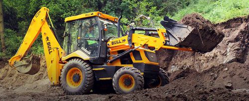Колесный погрузчик - HD 76 4wd - Bull - с кабиной / с экскаватором