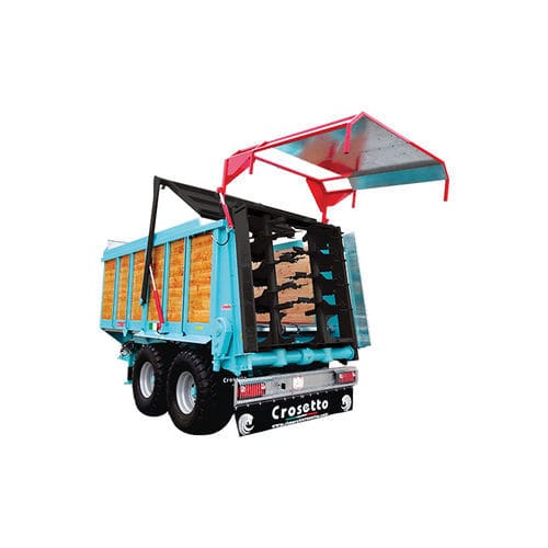 Полуприцепной разбрасыватель навоза - SPL181 2R - Crosetto srl - с вертикальными роторами / тандем
