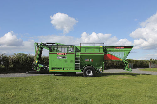 Машина для очистки урожая для свеклы - hippo2 - Cross Agricultural Engineering - с вращающимся барабаном