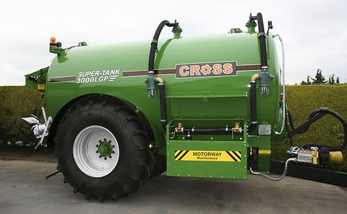 Одноосная цистерна для внесения навозной жижи - Road Wash - Cross Agricultural Engineering - под давлением
