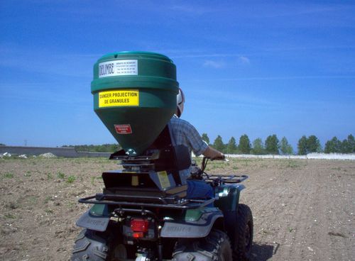 Навесной разбрасыватель удобрений - T24 RYE GRASS - Delimbe - сухой / центробежный