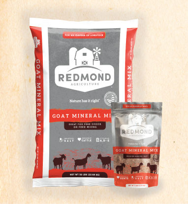 Кормовая добавка для животных - Goat Mineral Mix - Redmond Minerals, Inc. - для коз / минералы / витамины