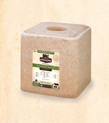 Лизунец для крупного рогатого скота - Natural Block - Redmond Minerals, Inc. - для коз / для овец / для лошадей