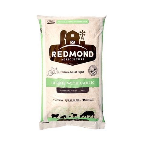 Кормовая добавка для животных - 10 Fine with Garlic - Redmond Minerals, Inc. - для крупного рогатого скота / для домашней птицы / для овец