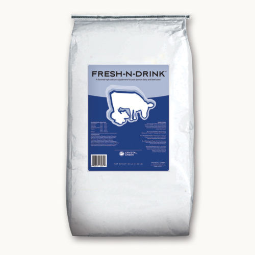 Кормовая добавка для животных - FRESH-N-DRINK™ - Crystal Creek, Inc. - для крупного рогатого скота / кальций / селен