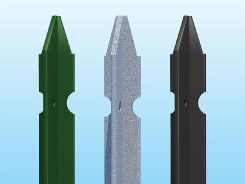 Колышек для ограждения - T series - Ferro Bulloni Italia - из металла / для луга / угловой