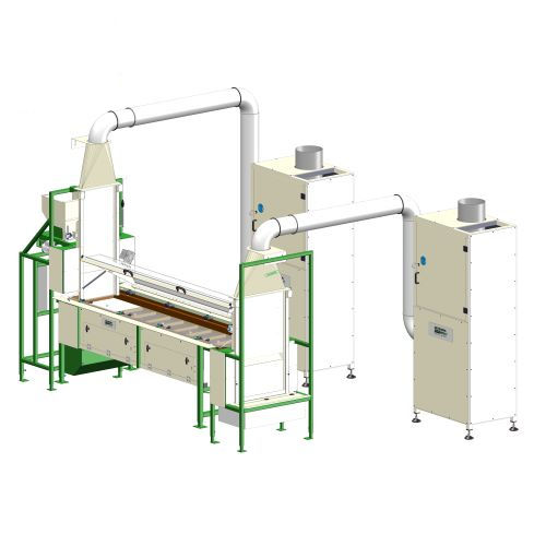 Машина предварительной очистки для семян - TOA-SP01 - Seed Processing Holland BV - на основе вибрирующего сита / с вытяжкой