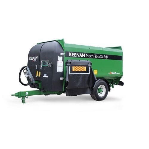 Горизонтальный винтовой смеситель - MechFiber345+ - KEENAN - прицепной / с боковой разгрузкой / простой винт