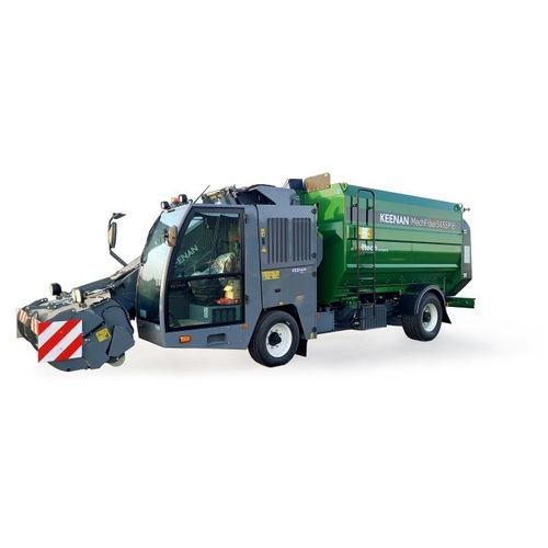 Горизонтальный винтовой смеситель - MechFiber345SP+ - KEENAN - самоходный / с фронтальной разгрузкой / простой винт