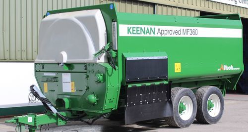 Горизонтальный винтовой смеситель - MechFiber360* - KEENAN - прицепной / с боковой разгрузкой / с 2 винтами