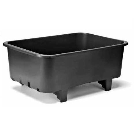 Горшок из пластика - 6BA - Bato Plastics B.V. - прямоугольный / черный / гидропонный