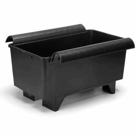 Горшок из пластика - 6AABK - Bato Plastics B.V. - прямоугольный / черный / гидропонный