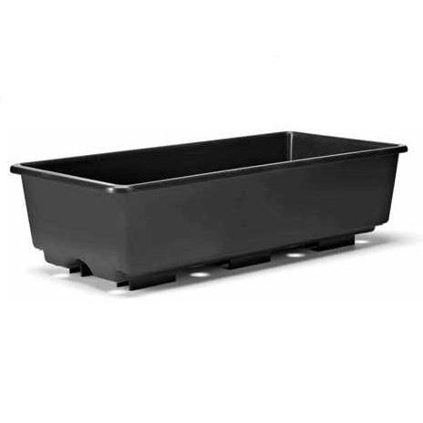 Горшок из пластика - 6MUBK - Bato Plastics B.V. - прямоугольный / черный / гидропонный