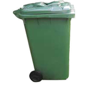 Мусорный контейнер из пластика - Cetin Elektro Plastik A.S. - мобильный / с крышкой
