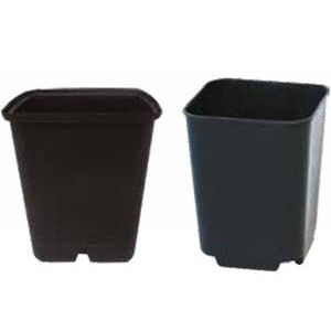 Горшок из пластика - UKR Series - Cetin Elektro Plastik A.S. - квадратный / черный / коричневый