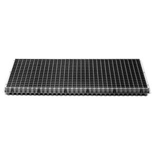 Поднос с ячейками из пластика - QP D 576 - HerkuPlast Kubern GmbH - многоразовый / прямоугольный / датский формат