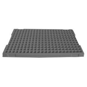 Поднос с ячейками из пластика - QP D 264 V  - HerkuPlast Kubern GmbH - многоразовый / прямоугольный / датский формат