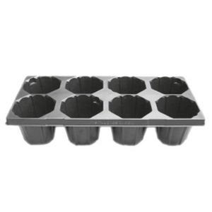 Поднос с ячейками из пластика - QP DS 8R - HerkuPlast Kubern GmbH - многоразовый / прямоугольный / датский формат