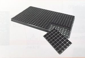 Поднос с ячейками из пластика - MP 360/40 - HerkuPlast Kubern GmbH - многоразовый / прямоугольный