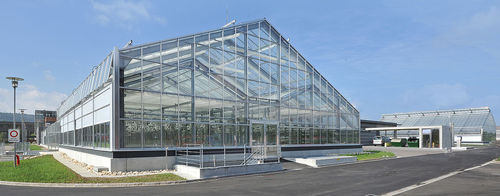 Теплица с одним сводом - Forschungsgew&auml;chshaus - Kräss GlasCon GmbH - экспериментальная / из стекла / постоянная
