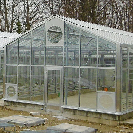 Теплица с одним сводом - Forschungsgewächshaus - Kräss GlasCon GmbH - экспериментальная / из стекла / постоянная