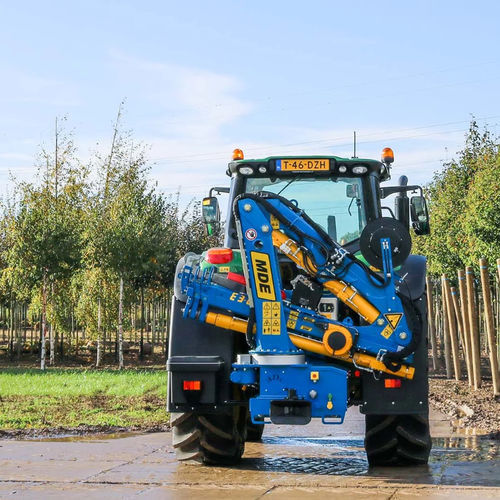 Лесопогрузчик для установки на трактор - 6800E3 - MDE Machinebouw bv - с манипулятором