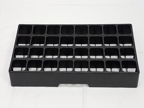 Поднос с ячейками из пластика - DANISH 32 - SPID TRAYS - из перерабатываемых материалов / многоразовый / прямоугольный