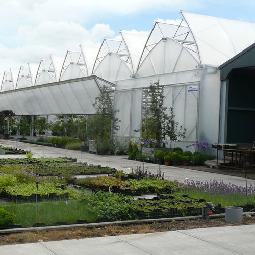 Теплица с несколькими сводами - VERMAKO GREEN HOUSES - из пластика / с полным открыванием / алюминиевая конструкция