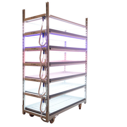 Транспортировочная тележка для теплицы - D-light - Visser Horti Systems - с полками