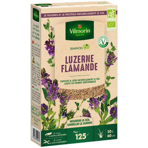 Корм люцерна - Flamande  - Vilmorin Jardin (Vilmorin Garden/ VDB) - для восстановления азота / для структурирования грунта / для питания животных