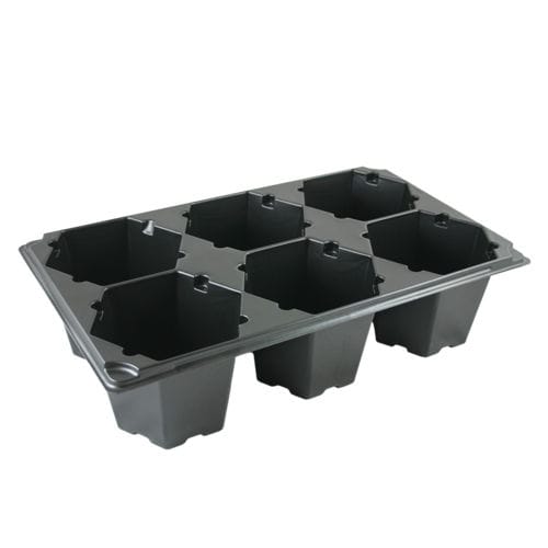 Поднос с ячейками из полистирола - 600-6L - Ainong USA Corporation - многоразовый / квадратный
