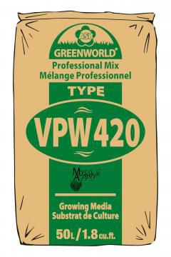 Субстрат растений сфагнум - VPW420 - ASB Greenworld Inc - перлит / вермикулит / в мешке