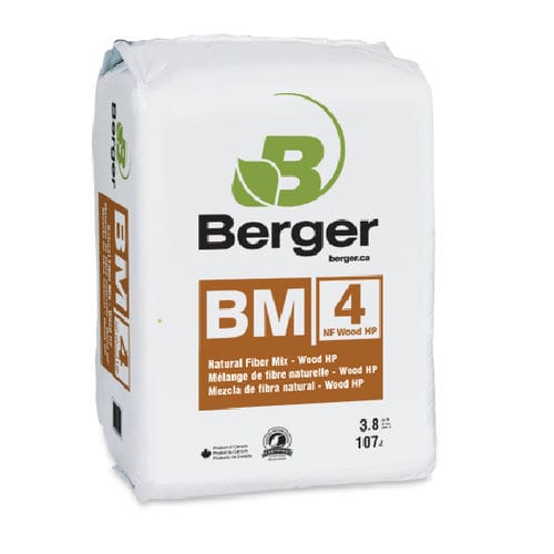 Субстрат растений древесное волокно - BM 4 NF Wood HP - Berger - в мешке / грубый