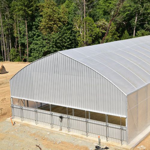 Однотуннельная теплица - Grow Max - De Cloet Greenhouse Manufacturing Ltd - орнаментальная / из пластика / постоянная