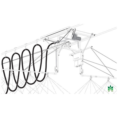 Ирригационная рампа для теплицы - Growing Systems Inc - кормление с помощью труб / подвесная