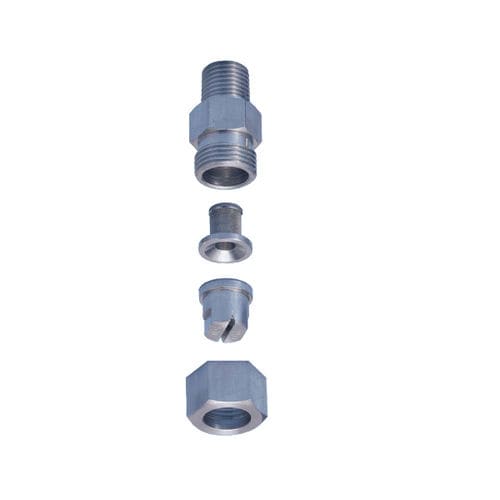 Сопло из керамики - VV series - Ikeuchi USA Inc - из латуни / с плоской струей