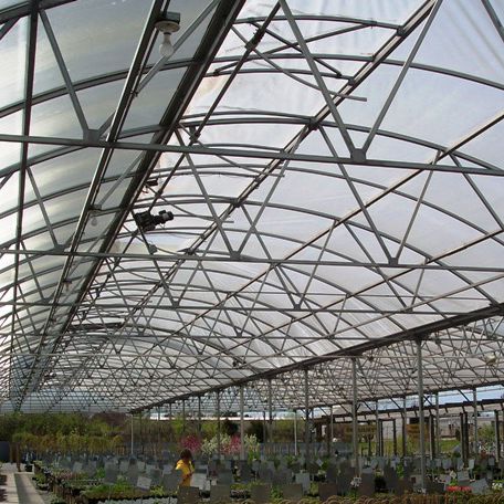Туннельная теплица - Ez-Up Hoop Series - Ludy Greenhouse Manufacturing Corporation - для выставок / из пластика / с водосточным желобом