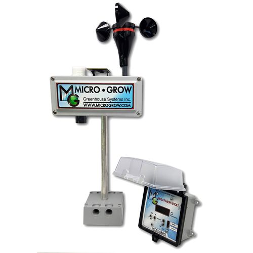 Метеостанция для измерения скорости ветра - WEATHERSTAT - Micro Grow Greenhouse Systems/MicroCool Fog Systems - автоматическая