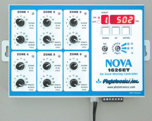 Климатический контроллер для теплицы - NOVA 1626ET - Phytotronics Inc - для туманообразователя