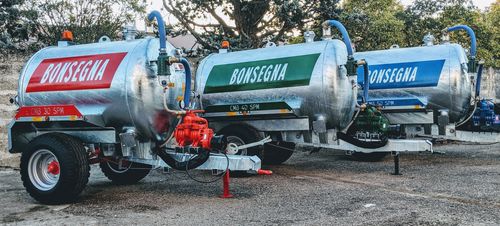 Одноосный разбрасыватель навоза - CMB series - BONSEGNA Srl - с приспособлением для заделки навоза / прицепной