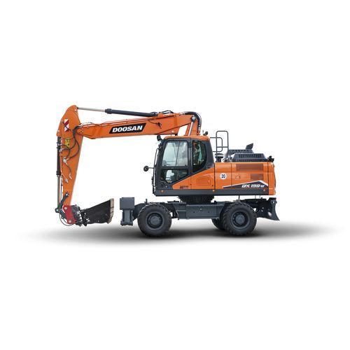 Гидравлический экскаватор - DX190W-7 - DOOSAN INFRACORE CO. LTD - с лезвием