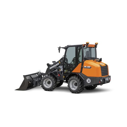 Колесный погрузчик - DL60-7 - DOOSAN INFRACORE CO. LTD - с кабиной / компактный